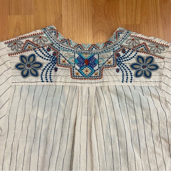 Johnny Was Workshop Women’s Floral Embroidered Tunic Dress Size Small - Picture 7 of 11